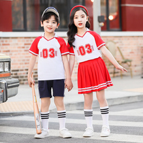 Kindergarten basketball coat short sleeve suit 2021 Summer Gas boys and girls primary school students to train sports clothing