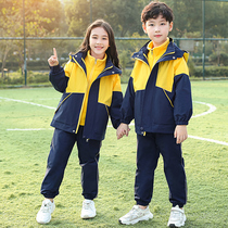 Primary school uniform Winter Outdoor Sports Three Pieces Kindergarten Kindergarten Costume Kindergarten Costume Autumn Winter Clothing