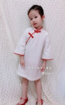 Clear Snow Zhihu original 20 autumn and winter New Product birthday girl Chinese lace cheongsam