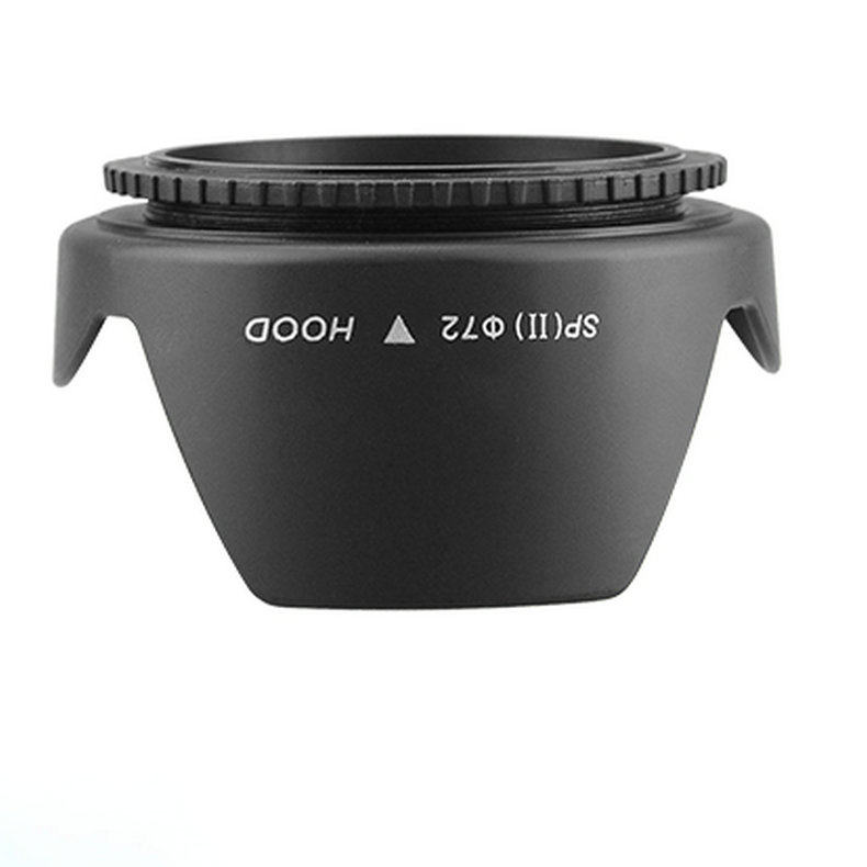 72mm莲花罩 18-200镜头配件 72mm 罗口通用型螺口镜头遮光罩