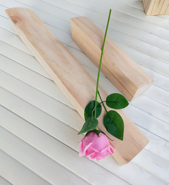 Iyengar Yoga Aids tứ quý Gạch tròn Gỗ rắn Yoga Gạch hình bán nguyệt dốc gạch cong nữ thảm tập yoga