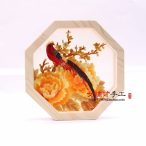 Su embroidery ornaments double-sided embroidery small table screen features pure handicraft Chinese style swing business Chinese style gifts