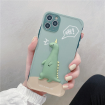 iphone13 Japan-ROK cartoon cute dinosaur 1211promax mobile phone shell xxs silicone 7p8plus female xr soft