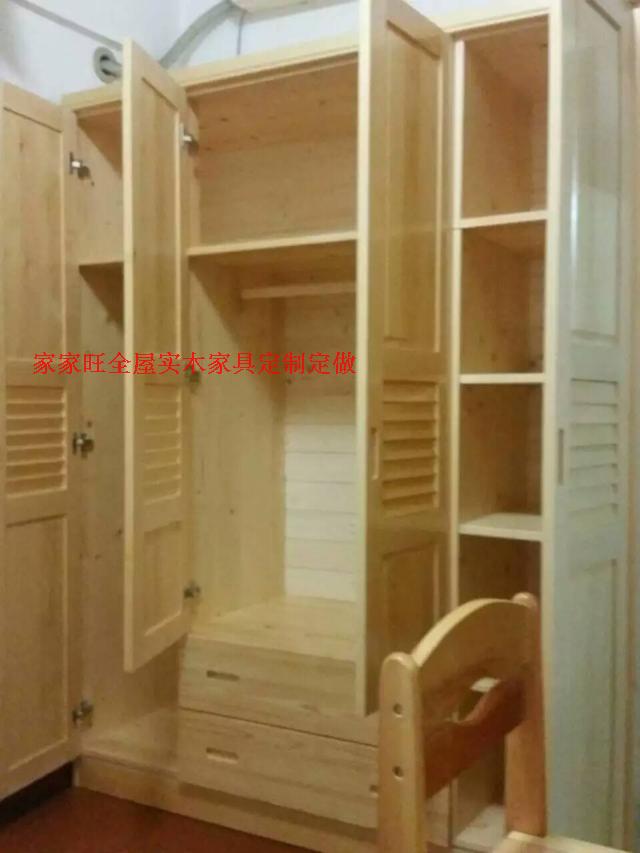 Quảng Châu full house gỗ thông nội thất tùy chỉnh 4 cánh tủ quần áo màu xanh lá cây tủ quần áo hàng đầu tùy chỉnh Thâm Quyến Chu Hải mau giuong go dep