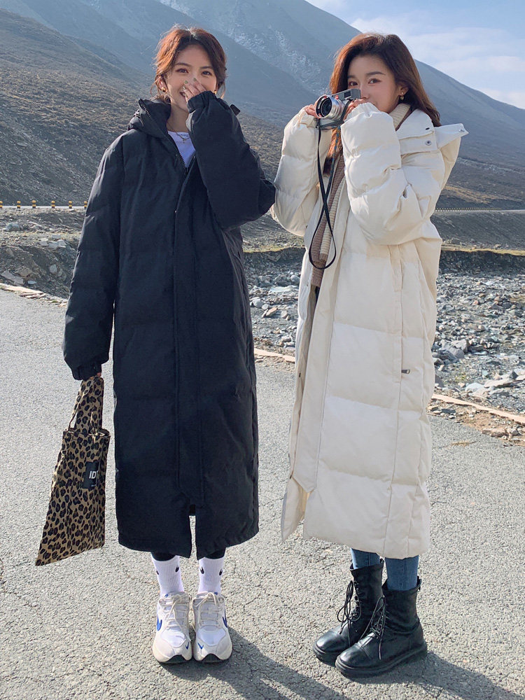 Sandro Moscoloni Down Cotton Woman Winter 2021 new Korean edition of loose medium and long-term bread suit