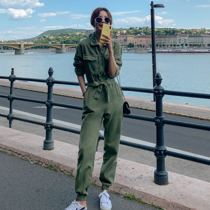 Sandro Mocoloni Even with pants woman 2021 Fall Temperament Reduction of the Aging Foreign Palate Collection of Waistcoat Overalls