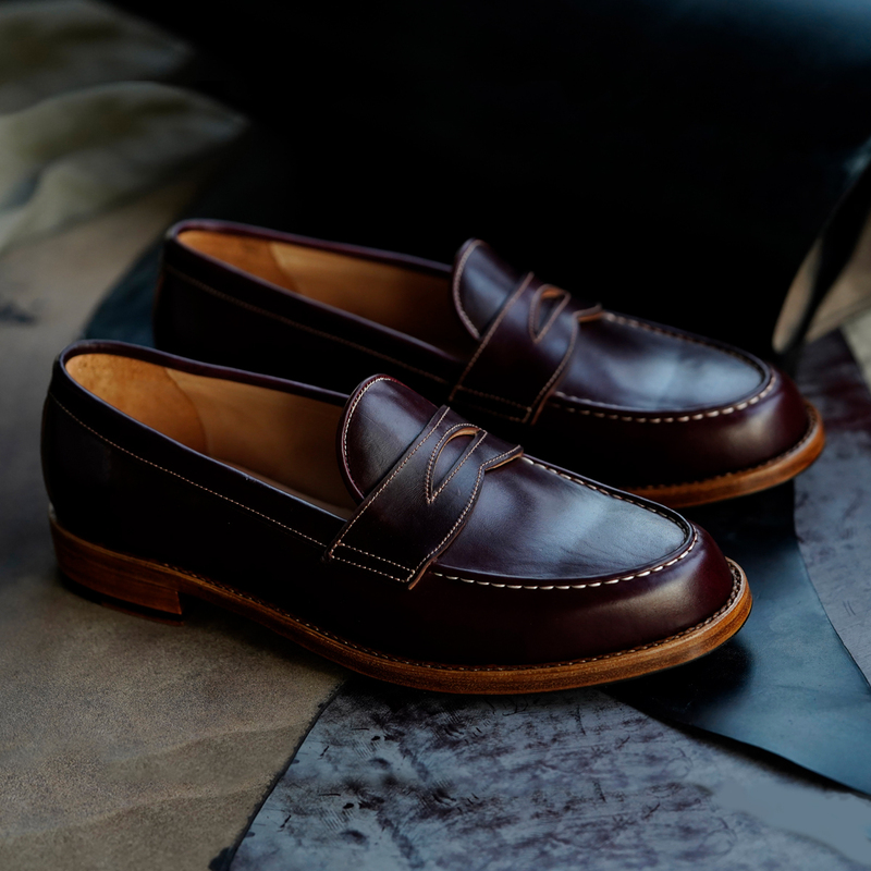 Rockhouse Retro Penny Loafers, Hollwin Tea Core Men's Shoes, Lazy Casual Shoes, Summer Breathable Niche British Style Rockhouse Retro Penny Loafers, Hollwin Tea Core Men's Shoes, Lazy Casual Shoes, Summer Breathable Niche British Style