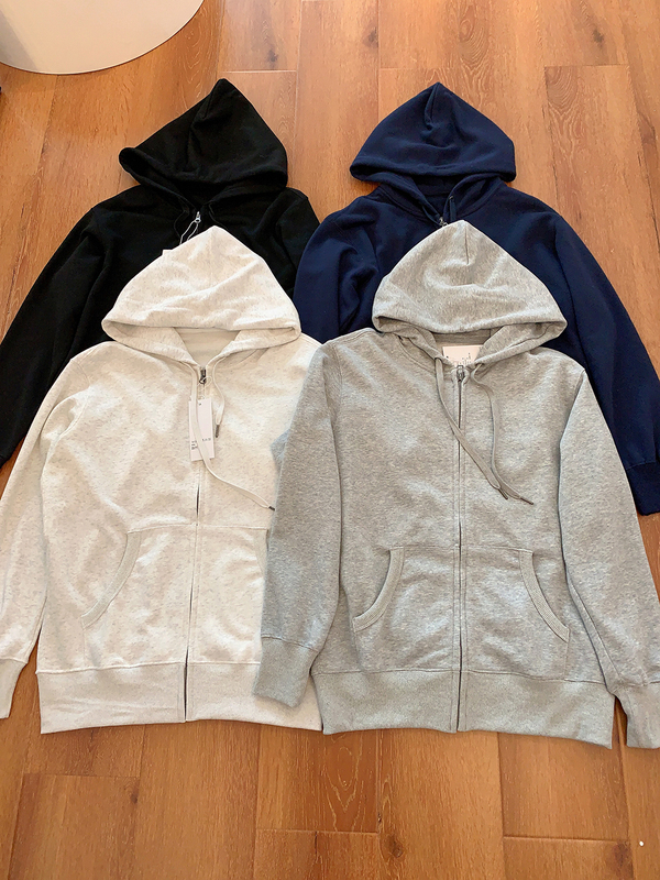 Sweatshirt Men'S/Women'S/Couple's Hooded Zip-Up Sports Cardigan Long Sleeve