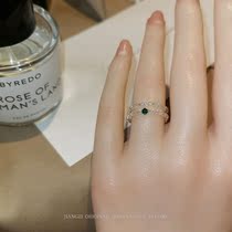 JZ STU imported Austrian element Crystal American 14K gold bag wash hands do not have to remove the unfading ring