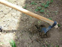 Manual forging hoe shovels tools digging bao di weeding loosening vegetables Hoe Farm pick hoe