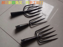 Hao Jis new product pure hand-forged harpoon three-share five-share harpoon Collection version five-share harpoon hot sale recommended