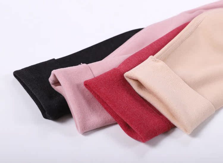Quần mùa thu quần cotton nữ một mảnh mỏng mặc ấm dòng quần nữ cao eo cao cỡ lớn quần bó sát phụ nữ quần lót nam