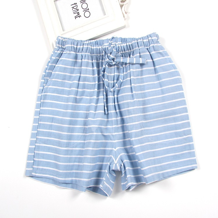 Đôi cotton sợi cotton dễ thương quần ngủ nữ mỏng dễ thương hào phóng hoa cotton quần short giản dị nhà quần quần sooc nam
