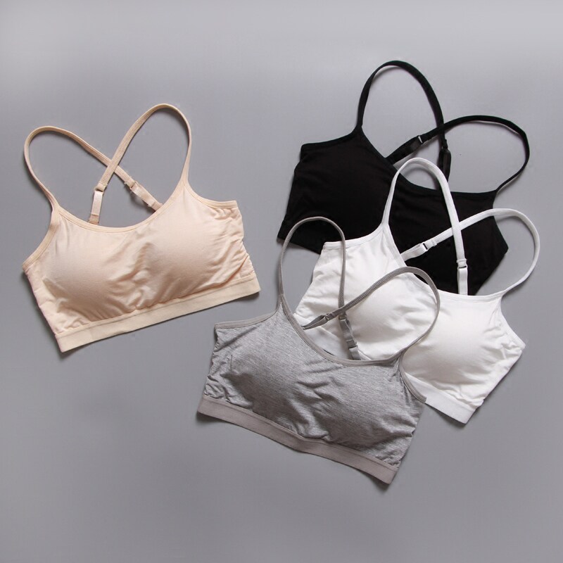 Summer new hit bottom Wrap Breast woman No steel ring Sling Vest Bra Sports Underwear High School Girl Beauty Back