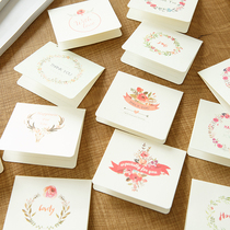 Korean creative birthday wishes diy envelope blank Thanksgiving Valentines Day greeting card stereo thanks message card