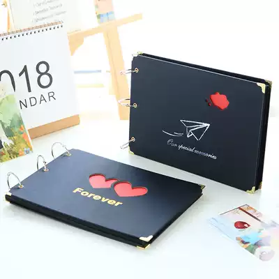 diy handmade 10-inch photo album family couple photo sticky baby growth album album album