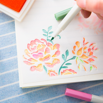 Plastic graffiti drawing diy album hand account template ruler Handmade material Student stationery drawing hollow lace ruler