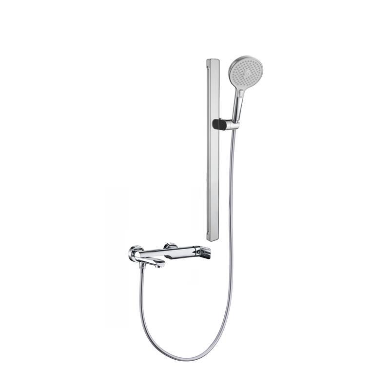 Brass Faucet Full Copper Topless Spray Simple Shower Set Hot and Cold Single Folding Spout Shower Set 5910 Brass Faucet Full Copper Topless Spray Simple Shower Set Hot and Cold Single Folding Spout Shower Set 5910