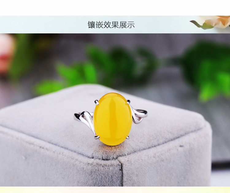 S925 sterling bạc nhẫn trống hỗ trợ 7 * 9 8 * 10 7 * 10 9 * 12 12 * 14 10 * 13 12 * 16 13 * 17 nhẫn cặp vàng