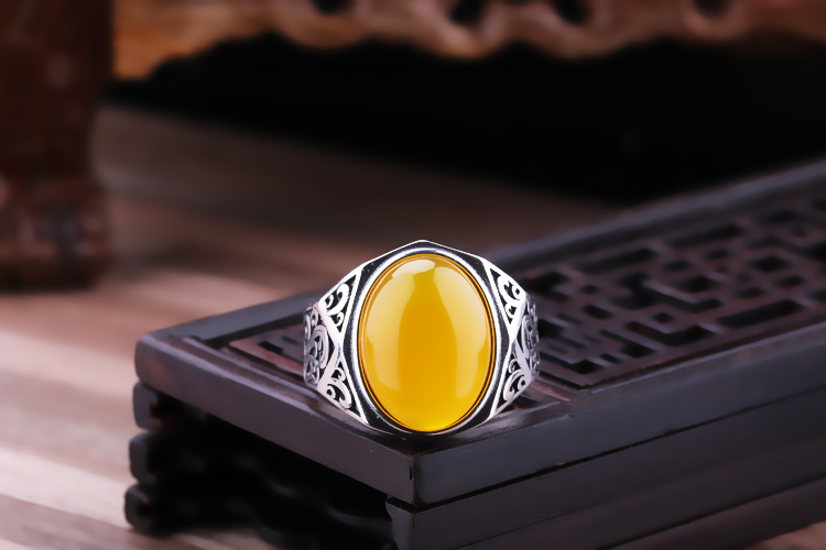 Nhẫn bạc 925 sterling trống hỗ trợ trống sáp ong cài đặt màu ngọc lam thiết lập 11 * 14 12 * 16 13 * 18 15 * 19 mẫu nhẫn nữ đẹp