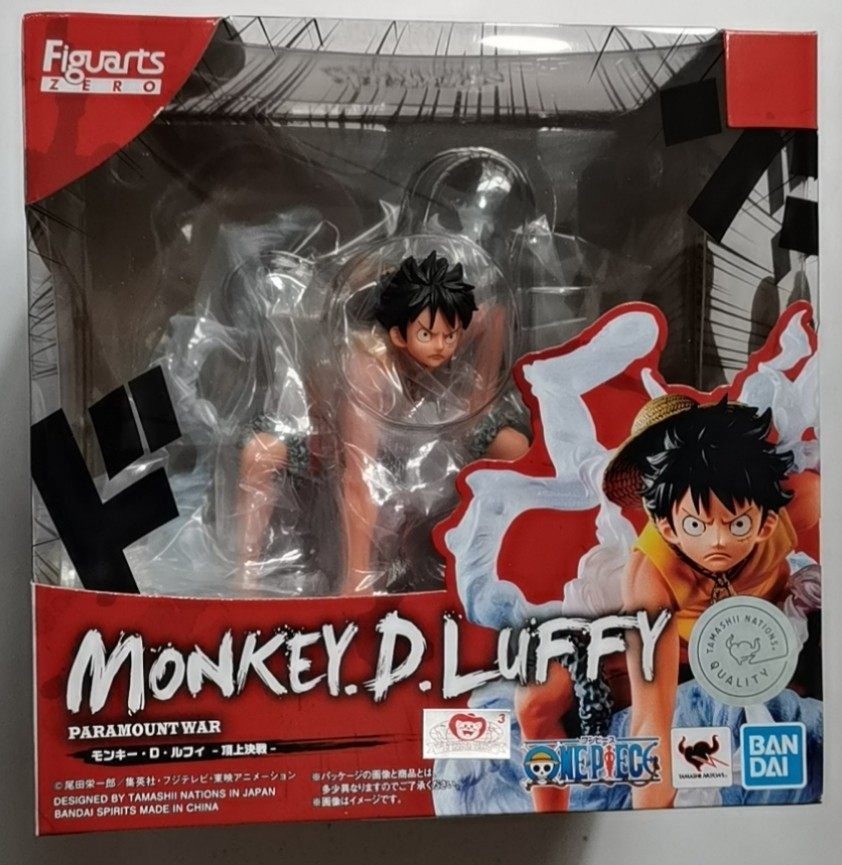 BANDAI ZERO One Piece top showdown super fierce battle Luffy ii gear new spot port version has cat stickers