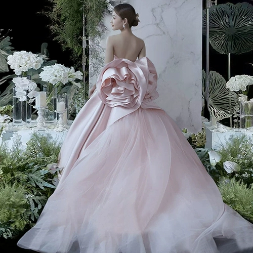 Топ без лямок для влюбленных, свадебное платье, коллекция 2022, в цветочек