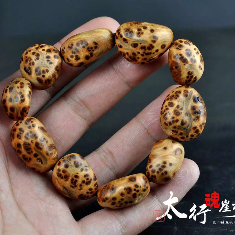 Taihang Cliff, authentic Taihang cypress, pure hand-shaped boutique, flower Cliff, Buddha beads, handstrings, high oil