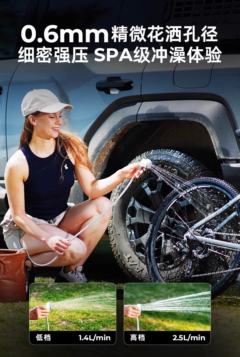 Рыбий хвост FLEXTAIL на открытом воздухе Может портативный насос душ устройство кемпинг электрический головка душа комната с несколькими кроватями купаться артефакт 2 поколение flextail 