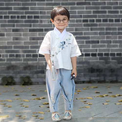 Летнее детское элитное тонкое ханьфу, 2021 года