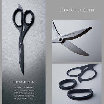 Japanese Stationery Awards Nakabayashi Zhonglin Scissors Sharp and Effort-Saving Scissors Anti-Stick Office and Home Scissors Titanium-Coated Fluorine-Coated Handmade Scissors Metal Stainless Steel Tailor's Small Scissors