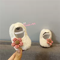 Белые плюшевые цветы JD006