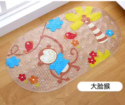 Bathroom mat Bathroom non-slip mat Shower room floor mat Large powder room PVC thick mat Children's cartoon bath