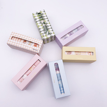5 volume and wind suit small fresh pink base section green cute hand ledger and paper adhesive diy hand ledger decoration