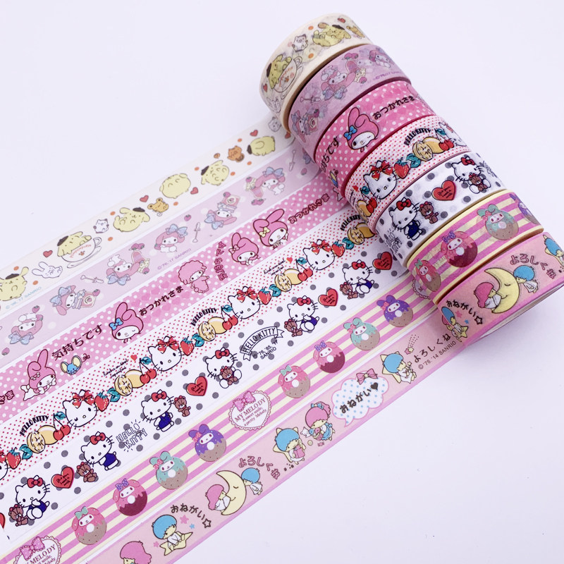 Hello Melotti corner Biohistory NubiMickey Mouse and paper adhesive tape splitting thread easy to stick stationery