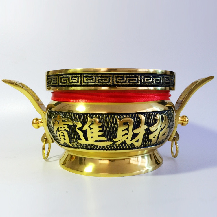 Bronze incense stove pure copper large number small number imitation ancient home for Buddhist worship Guanyin Caiguan Guan Gong Incense Burner Incense Stove Burning Incense Stove