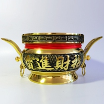 Bronze incense stove pure copper large number small number imitation ancient home for Buddhist worship Guanyin Caiguan Guan Gong Incense Burner Incense Stove Burning Incense Stove