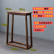 [Fanyin Table] Black walnut entrance table mortise and tenon original solid wood table Nordic oak corner strips Japanese style narrow table