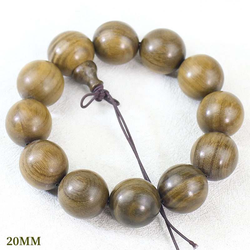 绿檀木手串沉水老料108颗佛珠手链新中式文玩男女款国潮饰品批发详情19