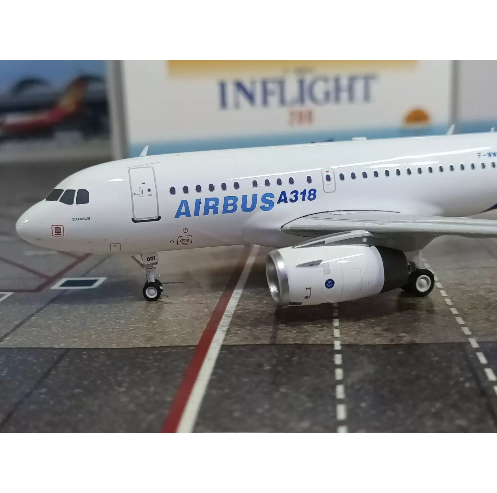 INFLIGHT 1/200 Airbus original paint Airbus A318 F-WWIA Finished