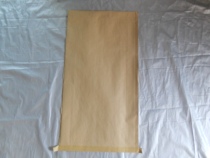 Manufacturer sales foreign yellow Inner white kraft paper bag paper plastic composite bag 25KG plastic granules packing bag 55 * 85