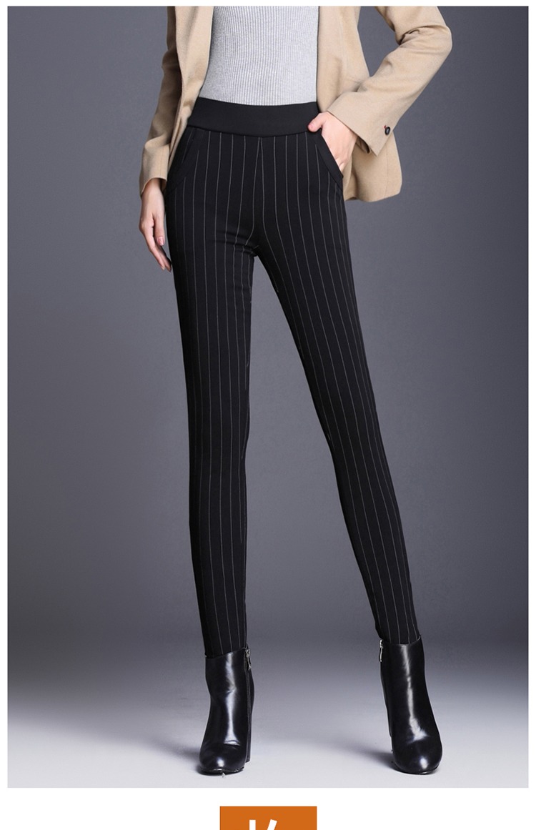 Quần lửng độn bông của phụ nữ mặc quần legging cashmere ấm áp cotton mùa đông cỡ lớn 200 kg quần nữ ống rộng