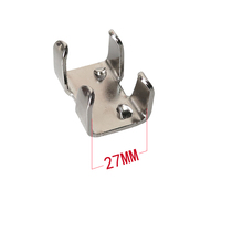 Metal horse rope buckle nickel-plated silver white inner width 27 mm suitable for ropes with a diameter of 14 to 16 mm