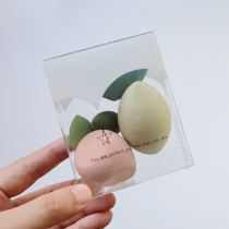 Star pocket beauty egg combination small cotton soft small elastic oblique cut water drop mini sponge powder puff set