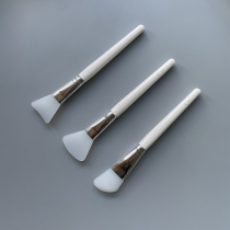 Star bag silicone mask brush Bevel knife shaped fan-shaped spade soft head easy to clean makeup brush