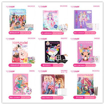 German TOPModel Comic Princess costume matching Sticker book Wedding Little princess Fun party Origami book