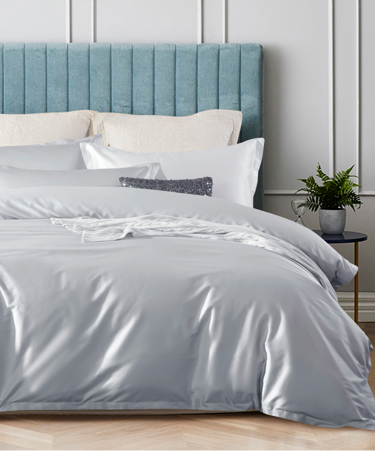 100 hai lớp bông satin khăn trải giường quilt Mikasa gia đình bốn-count cao giường bông bông denim - Bộ đồ giường bốn mảnh chăn ra gối nệm cao cấp