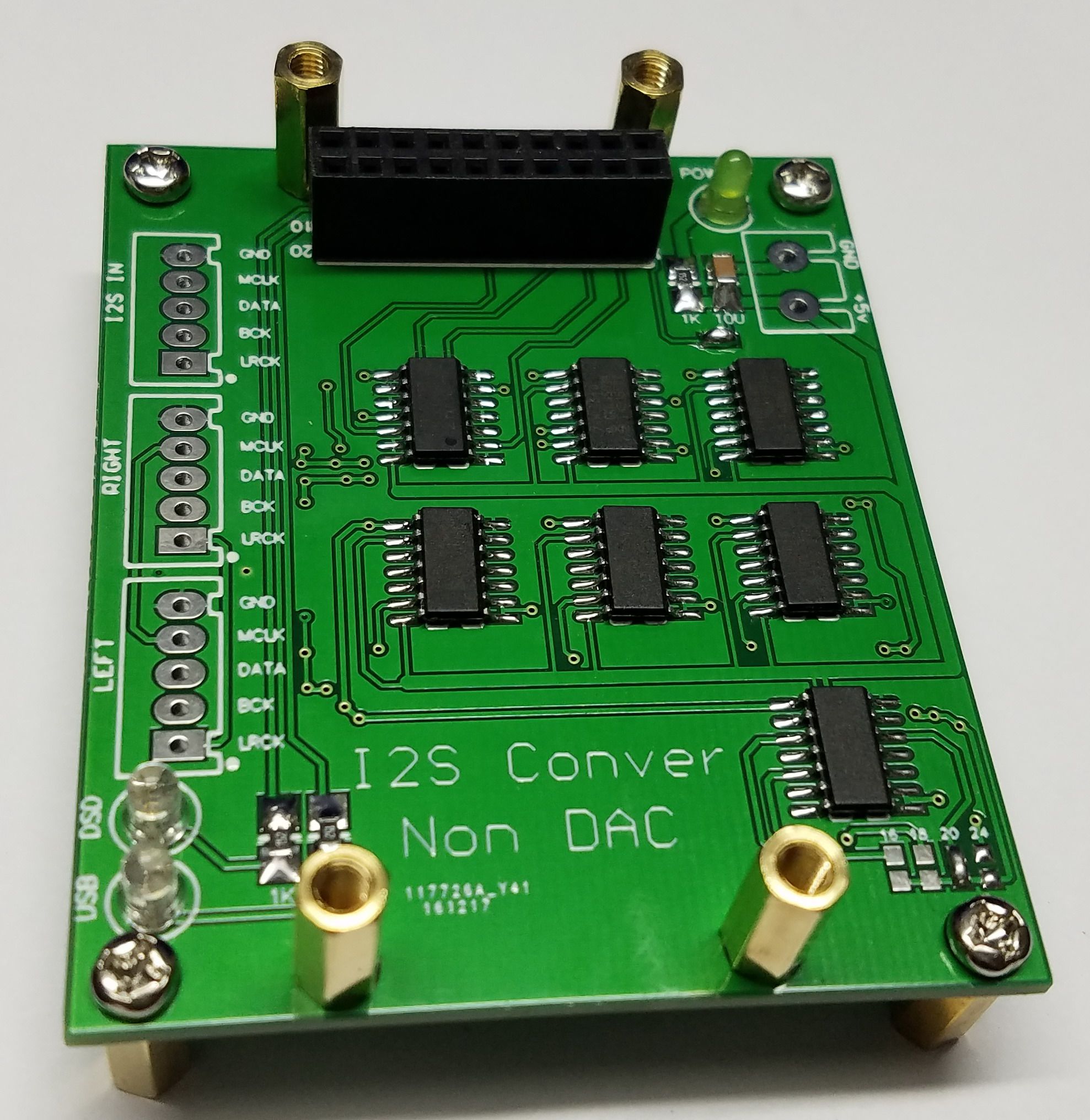 NOS DAC I2S Format NOS Decoder Shifter Board and I2S data conversion Right alignment Format