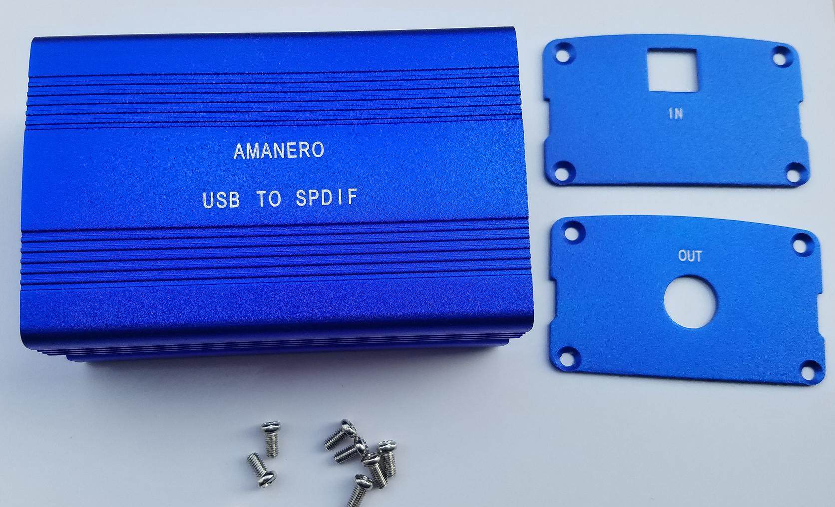 Italian AMANERO RCA BNC AES card shell