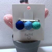 Шаровой брошь цвет шесть