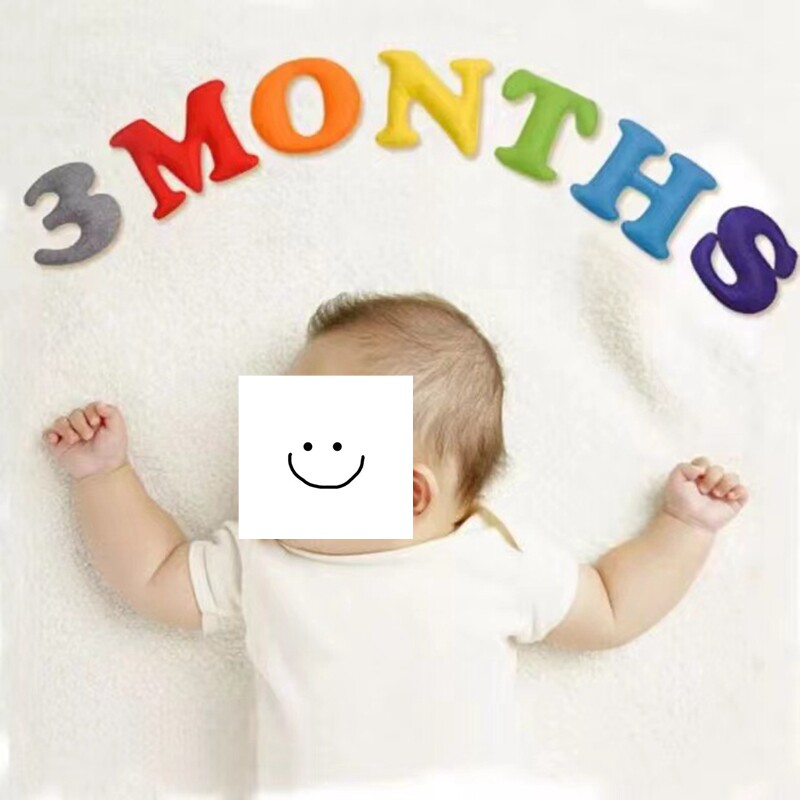 Baby full moon photo props months growth record baby hundred days dress up supplies newborn meeting gift